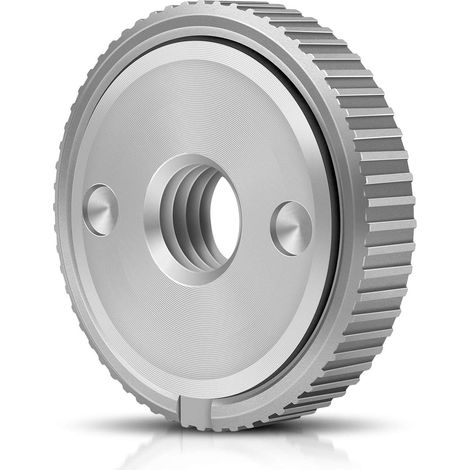 écrou à serrage rapide SDS Dispositif de serrage pour toutes les meuleuses d'angle à filetage M14 des marques AEG, Black & Decker, Dewalt, Flex, Hitachi, Metabo, Makita (1/5)