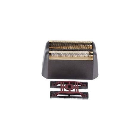 Barbe Trimmer Tête de papier d'aluminium Remplacement en acier inoxydable et accessoire de coupe noir et or (1/5)