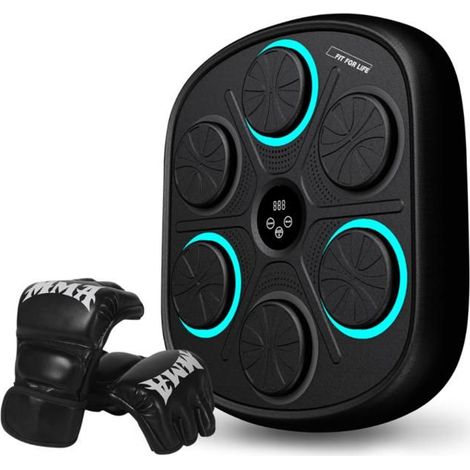 Fit For Life Airboxing I - Machine De Boxe électronique Murale Bluetooth - 9 Vitesses - Gants Inclus (1/5)