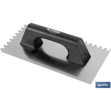 Frattone Dentato Manico in Plastica 300x150x0,7 mm (1/4)