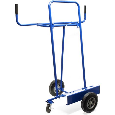 Carro porta paneles hasta 300kg con 4 ruedas de goma maciza para el transporte de objetos grandes (1/4)