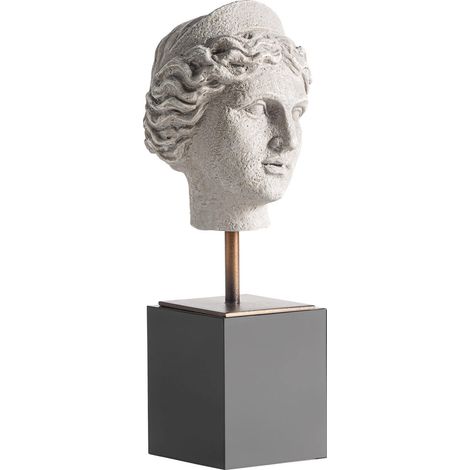 Figure décorative helena contemporaine en résine blanc cassé - Blanc cassé contemporain (1/2)