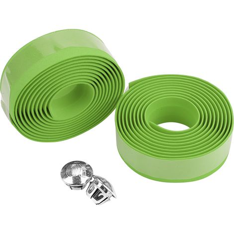 Ruban de guidon vélo route léger en EVA vert, enveloppe de poignée pour bicyclette. (1/5)
