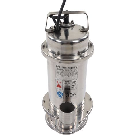 Pompe immergée en acier inoxydable électrique 750W 220V, résistante à la corrosion, pour eau de mer et usage domestique, moteur submersible fiable. (1/5)