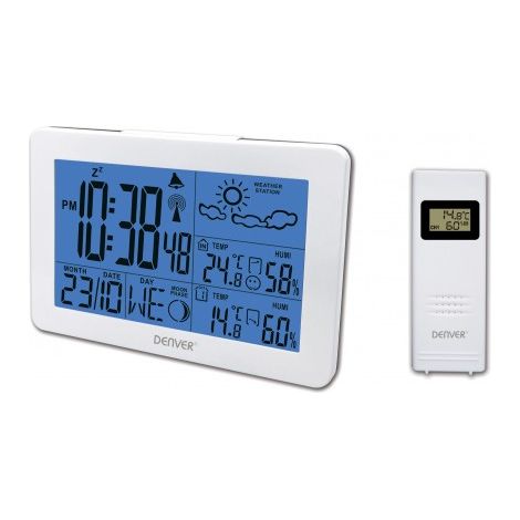 Estación meteorológica de Denver con sensor exterior WS-530 blanca (1/2)
