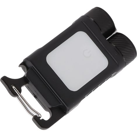 Lampe de poche porte-clés LED 800LM, Rechargeable par USB, Mini lampe de travail Portable de poche pour le Camping, la randonnée et la pêche