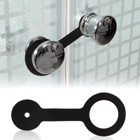 Lot de 2 Sangles de Verrouillage de Porte de Douche en Silicone pour Camping Car,remorque (1/5)