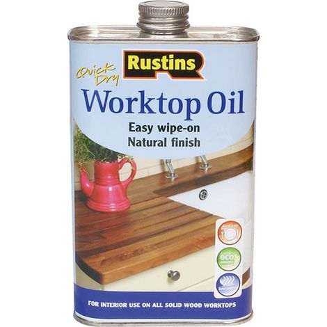 Rustins WOIL1000 Worktop Oil 1 litre RUSWTO1L