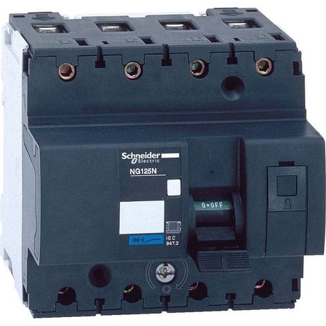 Disjoncteur modulaire Multi 9 NG125N 4 pôles 63 A courbe C - 18656
