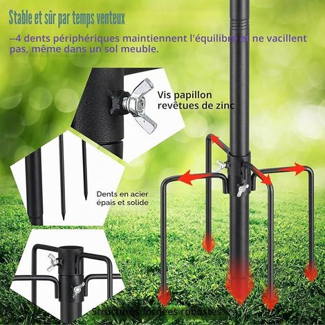 Nesting Box Stand Outdoor House Post Stake Bracket (1/4)