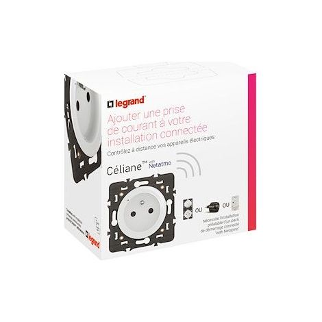 presa smart Legrand céliane with netatmo controllo vocale monitoraggio energia (1/3)