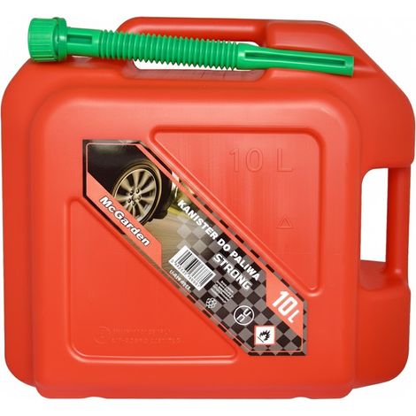 Bidon en plastique résistant pour essence 10L - U-930-0012 (1/2)