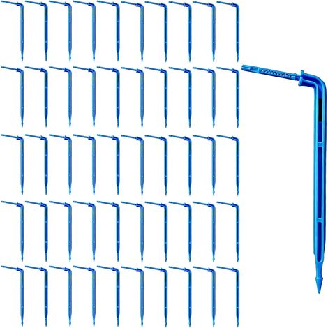 Arrosage Goutte à Goutte Goutteurs Irrigation 3/5 mm Piquets Goutte à Goutte 10 cm Emetteurs Arrosage Jardin Systeme Irrigation 50 Pieces (1/5)