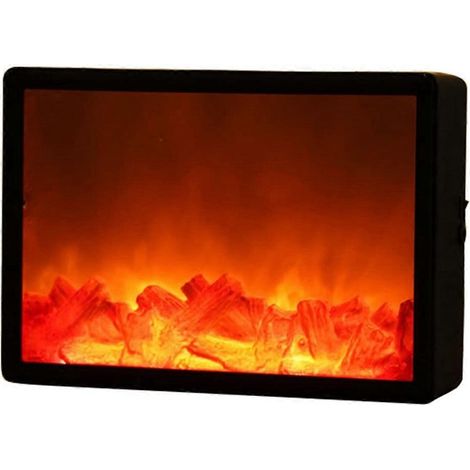 LED-Kaminlicht mit Flammensimulation