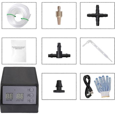 Dispositif d'arrosage automatique solaire programmé, dispositif d'arrosage intelligent --- (1/5)