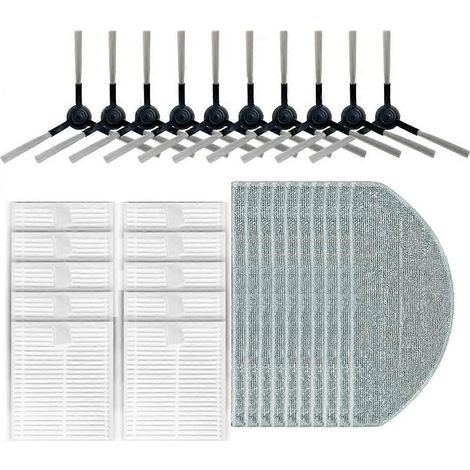 Pour balai à franges Roidmi EVE CC / SDJ12RM avec filtre HEPA et brosse latérale, lot de 30 (1/5)