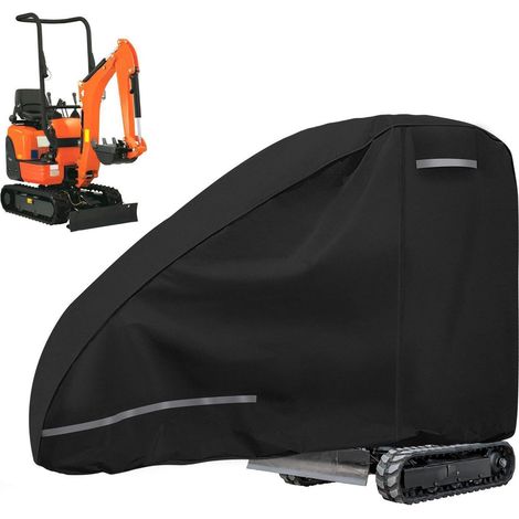 Minibagger Abdeckplane 420D wasserdicht für 10-15HP Bagger mit Reißverschluss (1/5)
