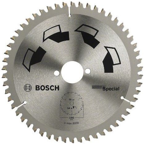 Kreissägeblatt SPECIAL D 210 mm Durchmesser 30 mm Z 64  BOSCH 2609256893