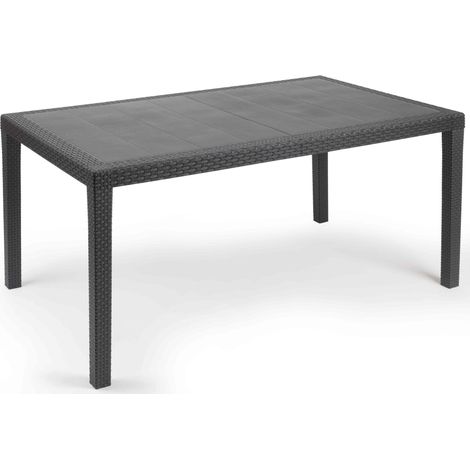 Tavolo da Esterno - Nero Antracite 90x150x72h cm