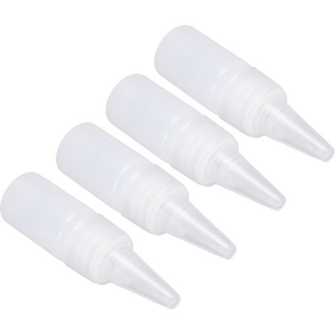 Flacons souples 100 CPS, capacité 10 ml, semi-transparents, multifonctionnels, vides, en plastique, pour peinture (1/5)