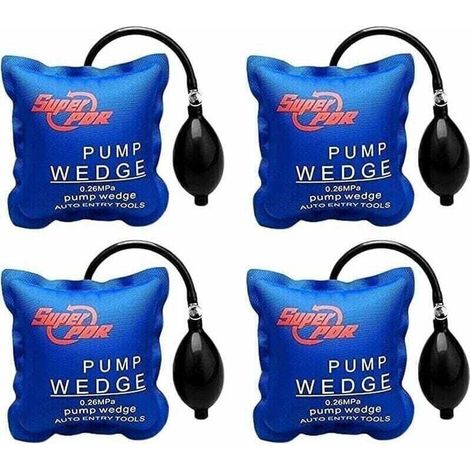 Coussin de Levage Gonflable voiture, Bricolage Pump Wedge Chaque Pièce Peut Supporter 300 Kg Leve Meuble Charge Lourde Coussin De Levage (4 Pcs)