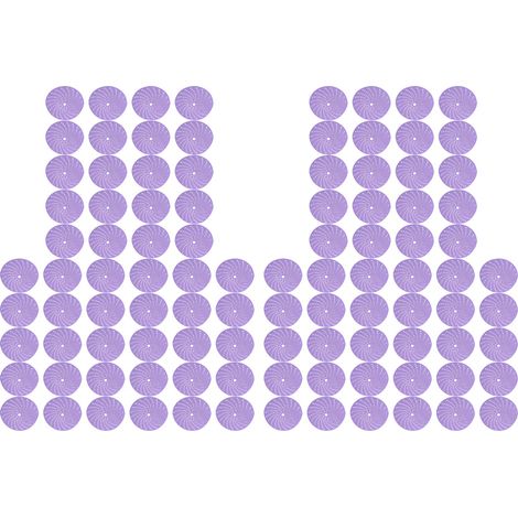 Lot de 100 feuilles ponçage céramique 15 trous autocollant velcro 6 pouces grain 600 pour ponceuse excentrique (1/5)