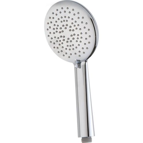 Douchette design Sirius 120 mm 5 jets, plaque chromée