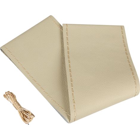 Premium, coprivolante in pelle - L - Ø 37/39 cm - Beige (1/4)