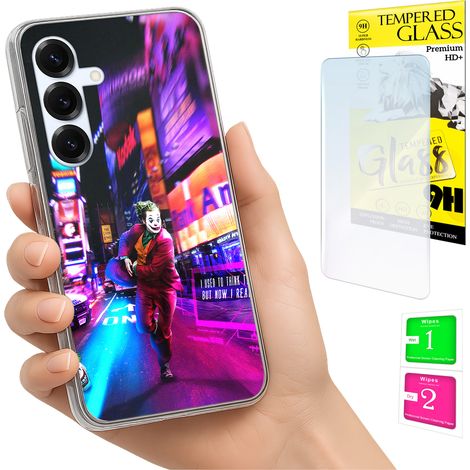 Custodia per Samsung Galaxy S25 FE, cover fotografica, cover posteriore + vetro 9H (1/5)