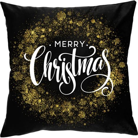 PILLOWCASE 3D 47 "N" BLACK