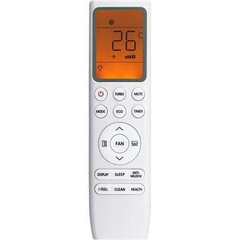 Reemplace el control remoto del aire acondicionado con el control remoto para aire acondicionado POYAL OFAAH. (1/2)