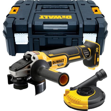 Dewalt DCG405N 18v XR Brushless Cordless 125mm Angle Grinder Tstak + Dust Guard (1/5)