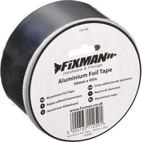 Fixman Aluminium Foil Tape 50mm x 45m 190288