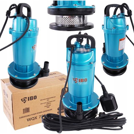 Pompe immergée WQX750 - 750W - 230V - Haute pression - Idéale pour drainage et irrigation (1/4)