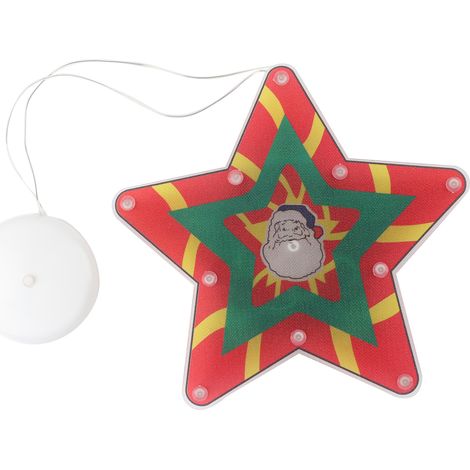 LED-Weihnachtsleuchter mit Saugnapf für Fenster – Wand- und Hängedekoration (1/5)
