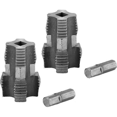 Outil d'ouverture de trous internes pour tuyaux d'eau à 4 et 6 pans, perceuse électrique, outil de taraudage universel hexagonal pour tuyaux d'eau QAQ (1/5)