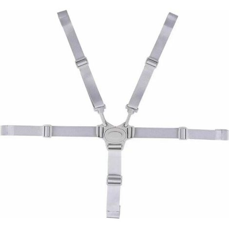Harnais de remplacement 5 points pour chaise haute, sangles ajustables et tendance pour bébé (1/3)