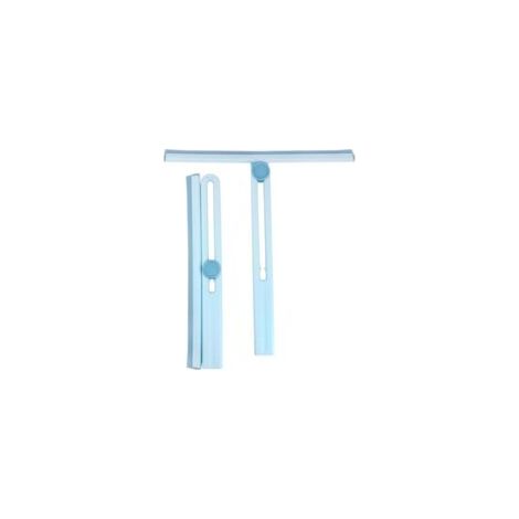 Duschabzieher, Duschabzieher, 180° drehbarer Wischer, faltbarer Duschabzieher, für Badezimmer- oder Küchenfliesen, Spiegel und Glas (28 cm) - Crezuo (1/4)