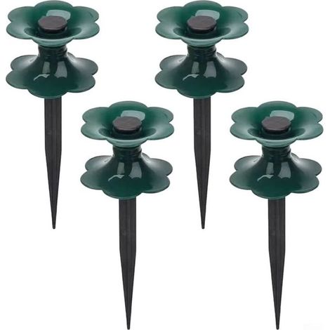Set of 4 Garden Hose Guide Stakes - For Garden and Yard (1/5)