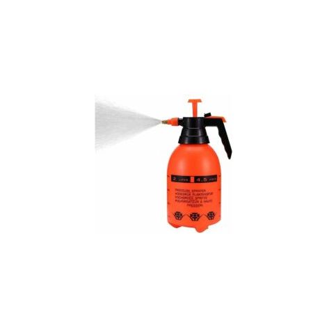 Pulverizador de jardín de 68 oz/0,5 galones, botella de presión manual con boquilla de latón ajustable para regar céspedes y flores, limpiar y lavar la casa.