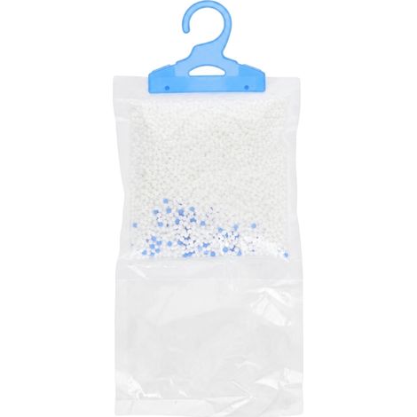 Sac Absorbeur d'Humidité, 220g de Chlorure de Calcium, Contrôle des Odeurs, Bleu (1/2)