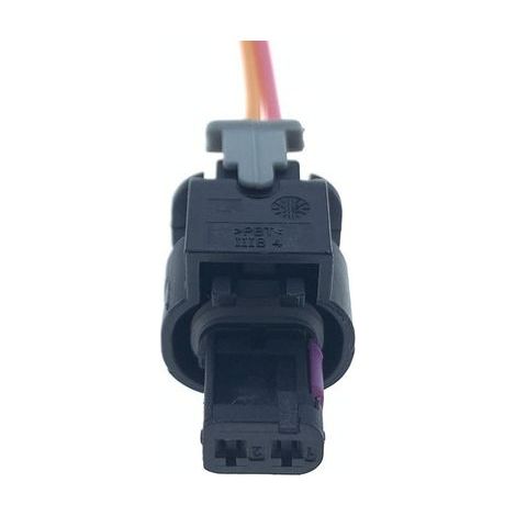 Capteur d'oxygène/azote / Injecteur d'urée Tenneco / Jiefang J6 / Radar de recul / Connecteur de faisceau électrique Weichai Yuchai -- avec câble (15 cm) 1077-2P