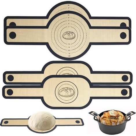 Silicone Mat Baking Mats Mats for Dutch Oven (Dark Gray) (1/5)