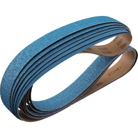 6PCS Bandes Abrasives 50 x 2000 mm Grain 40/60/80/120/240/400 (1/5)