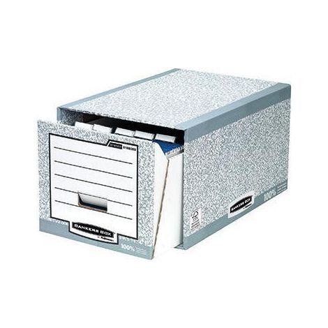 Bankers Box Système d'archivage à tiroirs 01820EU gris/blanc (1/4)