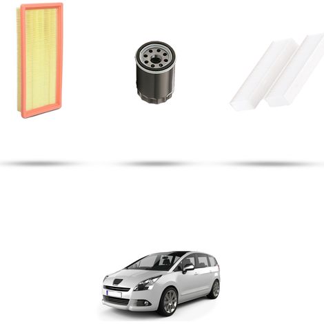 Kit tagliando 3 filtri compatibile con Peugeot 5008 1.2 E-THP 96kw dal 2015 (1/5)