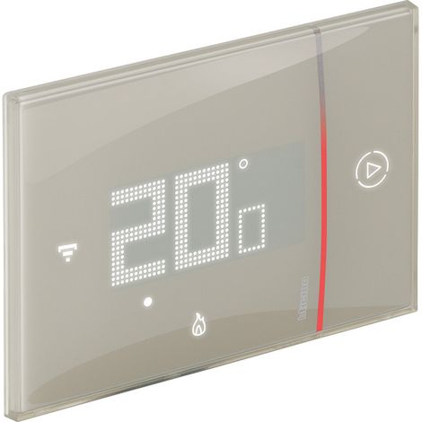 Termostato Wifi Bticino Smarther2 Digitale Incasso Sabbia SXM8002 (1/6)