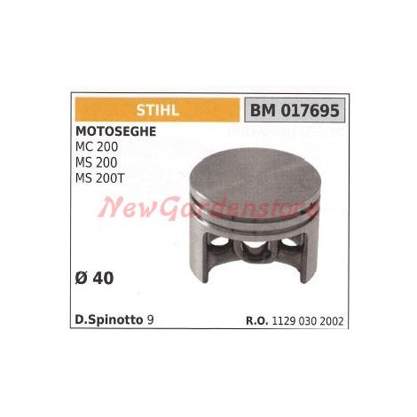Pistone STIHL motosega MC200 MS200 MS200T 017695