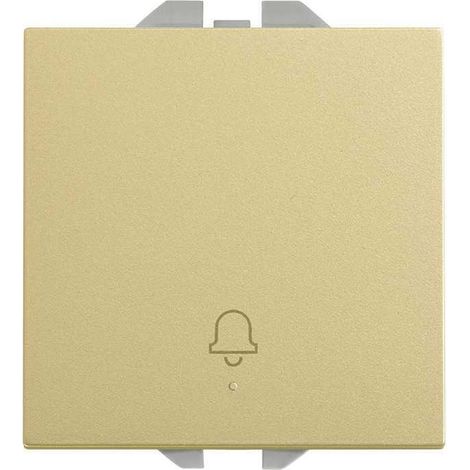Bouton-Poussoir Simple Avec Gavure Sonnete SIMON 270 20000152 Bronze (1/2)