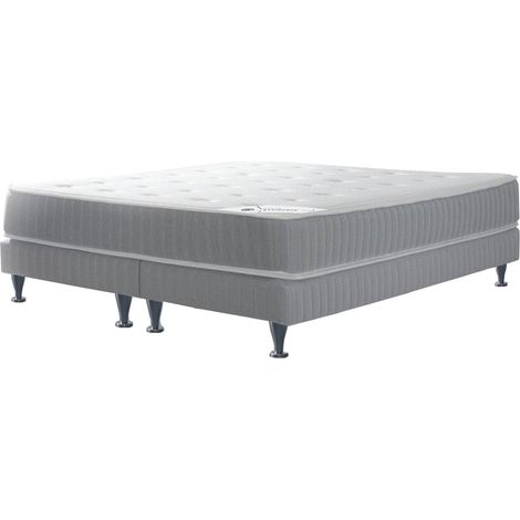 Ens ATTIRANCE 180x200 matelas H24 ressort ensachés, ferme, 2 sommiers (1/5)